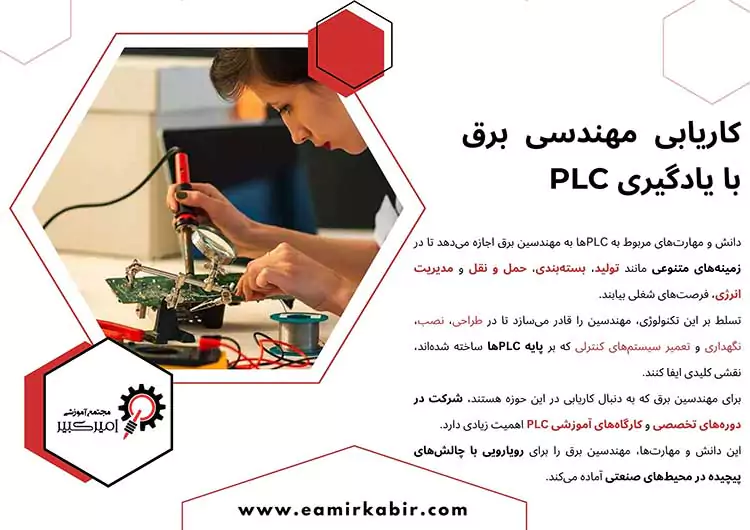 کاریابی مهندسی برق با یادگیری PLC