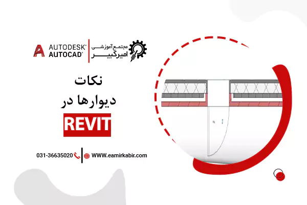 نکات دیوار در Revit