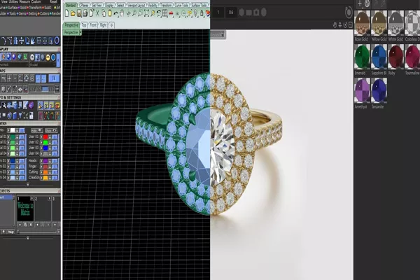 شغل طراحی طلا و جواهر و پرینتر های سه بعدی